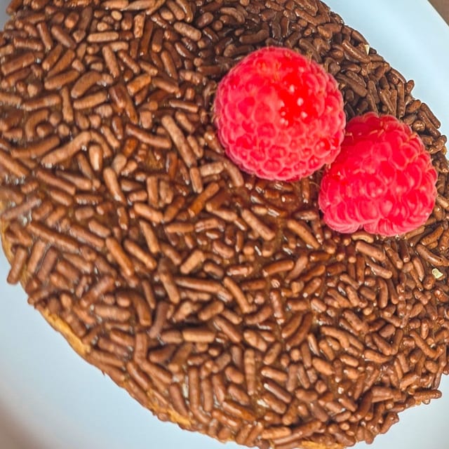 Mini Flourless Chocolate Mousse Cake.