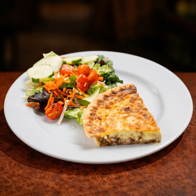 Classic Quiche Lorrraine.