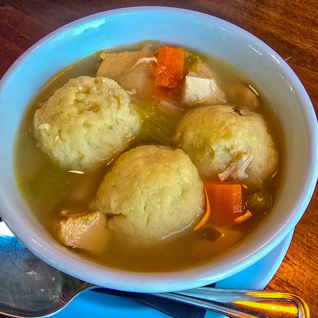 Matzo Ball Soup.