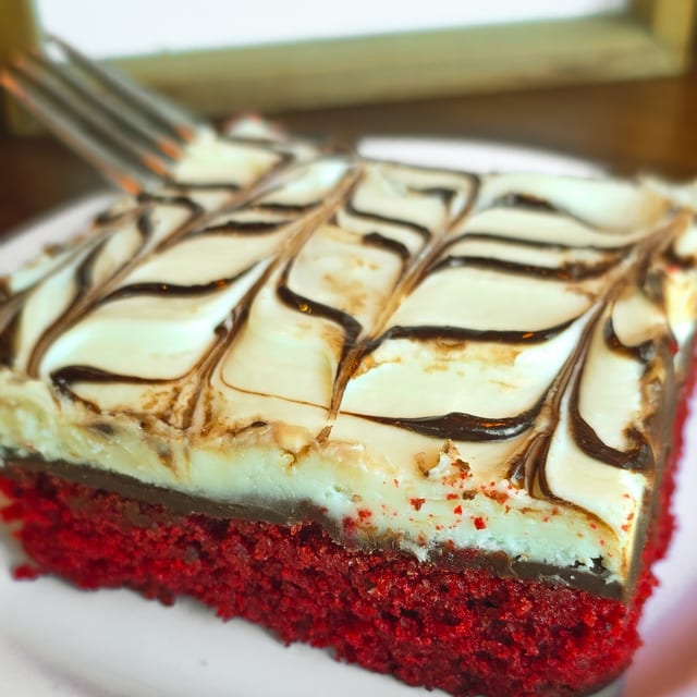 Red Velvet Brownies.