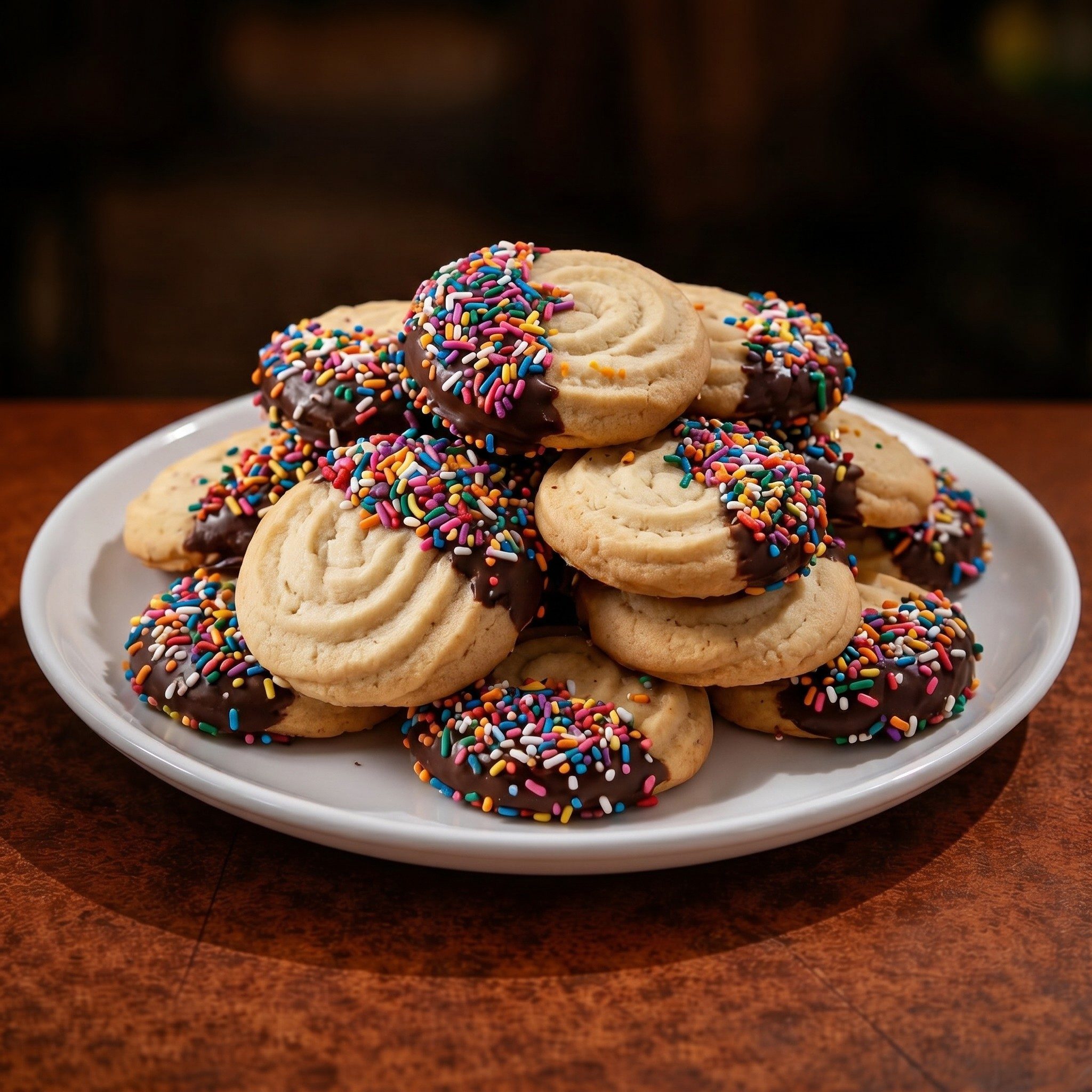 Butter Confetti Cookies.