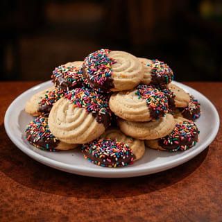 Butter Confetti Cookies